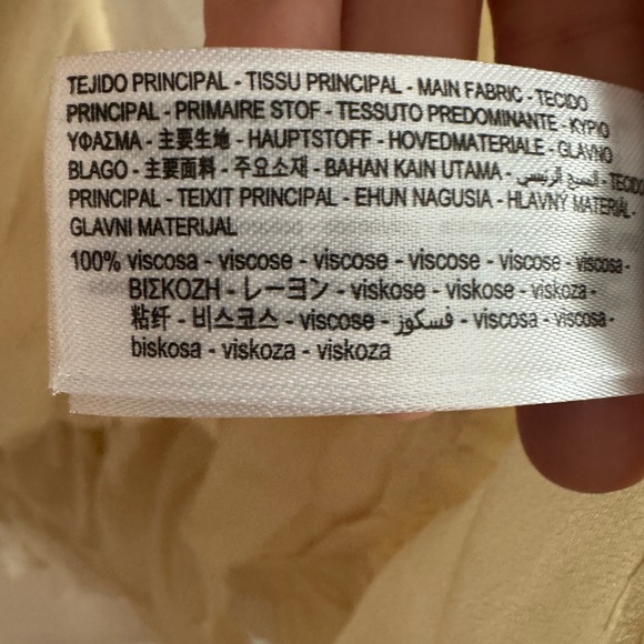 Zara Cream Ruffled Blouse - Picture 5 of 5